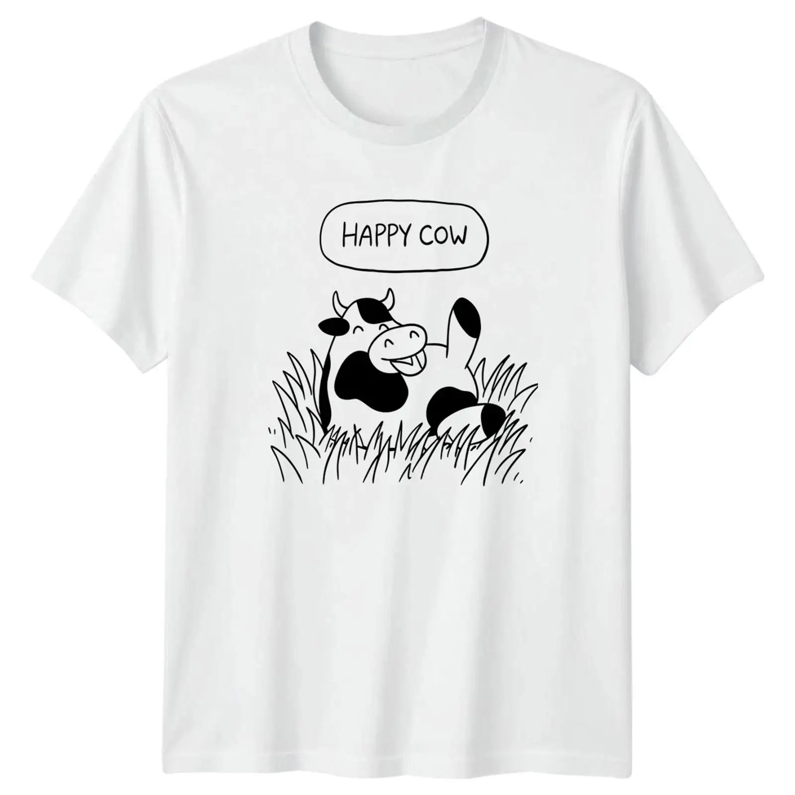 Agriculture Farm House - Happy Cow T Shirt German Farmhouse