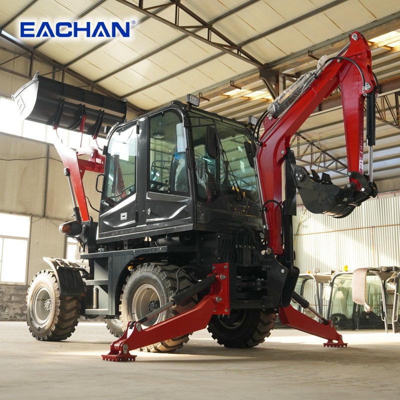4WD Hydraulic Wheel Backhoe Lo - огляд і ціна Farming Pump For Agriculture