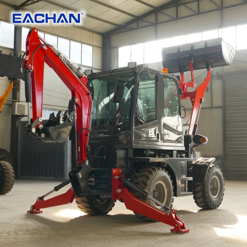4WD Hydraulic Wheel Backhoe Lo - огляд і ціна Farming Pump For Agriculture