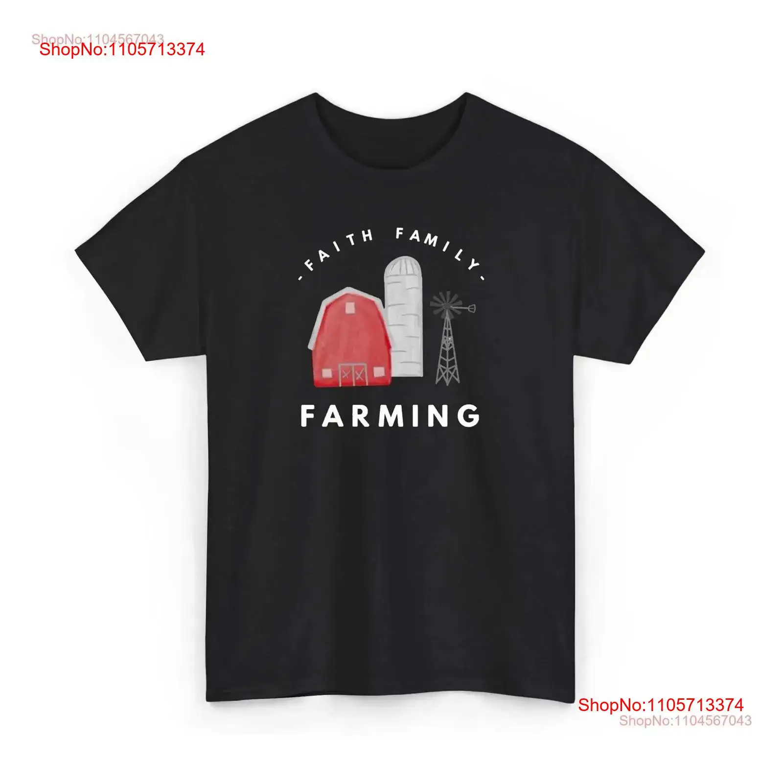 Faith Family Farming T Shirt F - огляд і ціна Agriculture Farm House