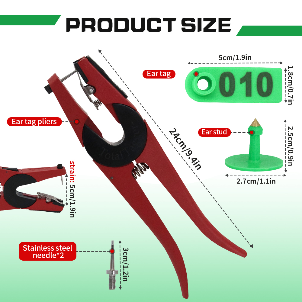 100PCS Sheep Ear Tag Pliers 00 - огляд і ціна Livestock Ear Tag
